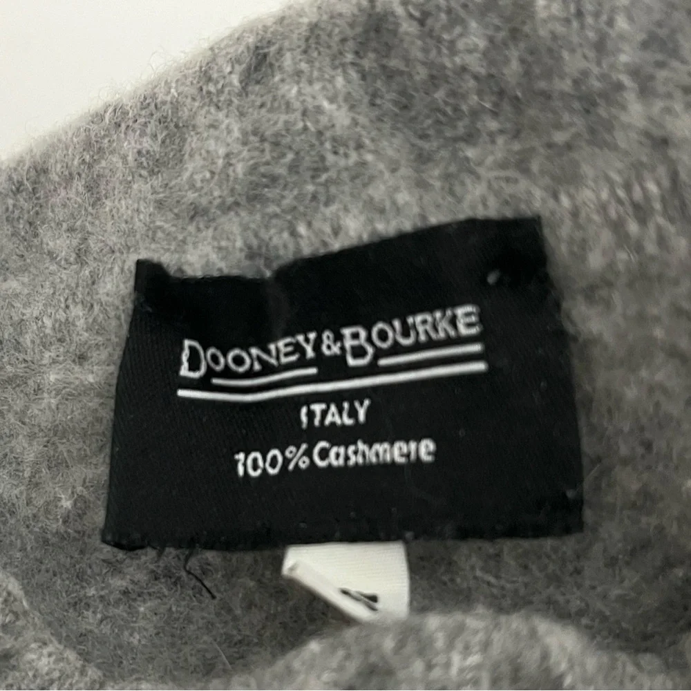 Dooney & Bourke 100% Cashmere Sweater Gray Made in Italy